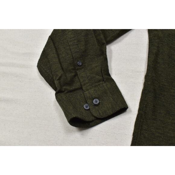 Marc Anthony Men's Button Down Shirt Brown Green Size 2XL Slim Fit Cotton - Picture 5 of 8